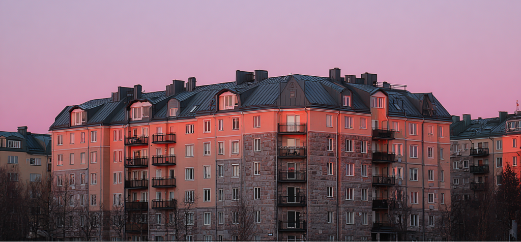Kannattaako vanha taloyhtiön katto maalata?
